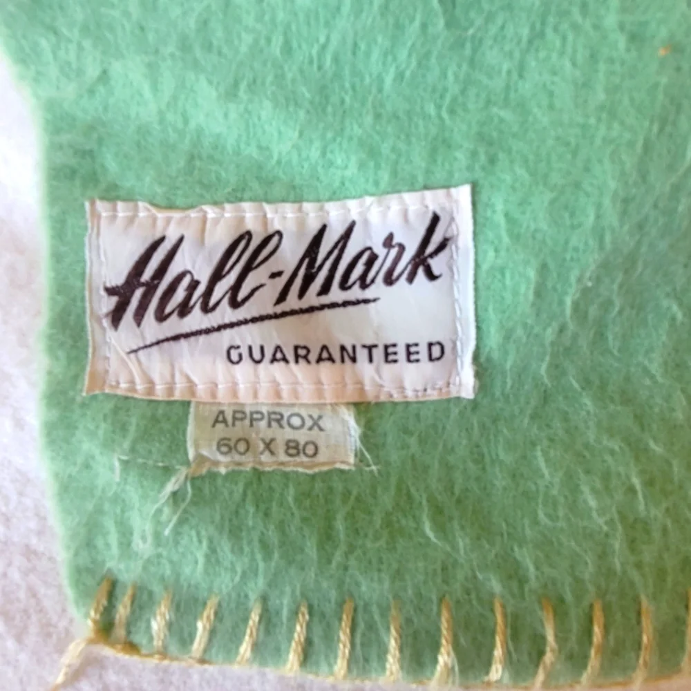 Vintage Wool Blend Blanket 60x80 - Picture 3 of 12